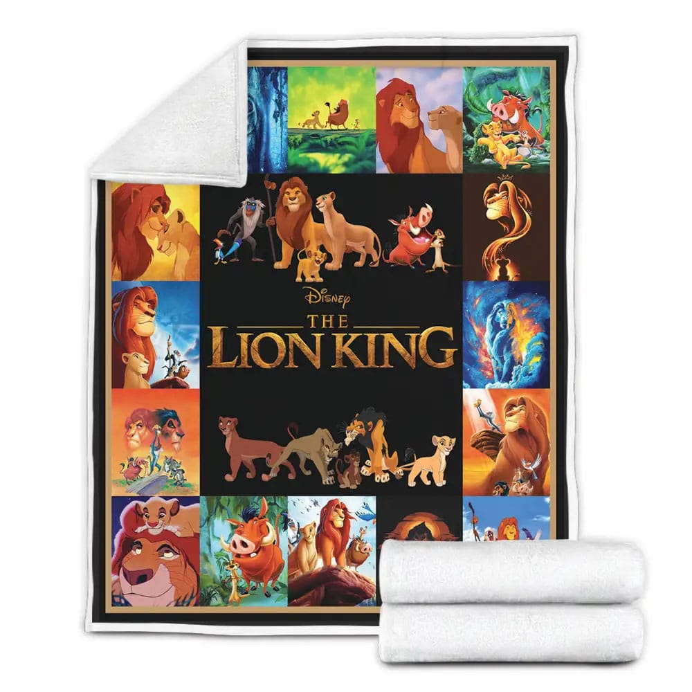 The Lion King 1994 Movies Fleece Blanket Gift For Wife Husband Besties