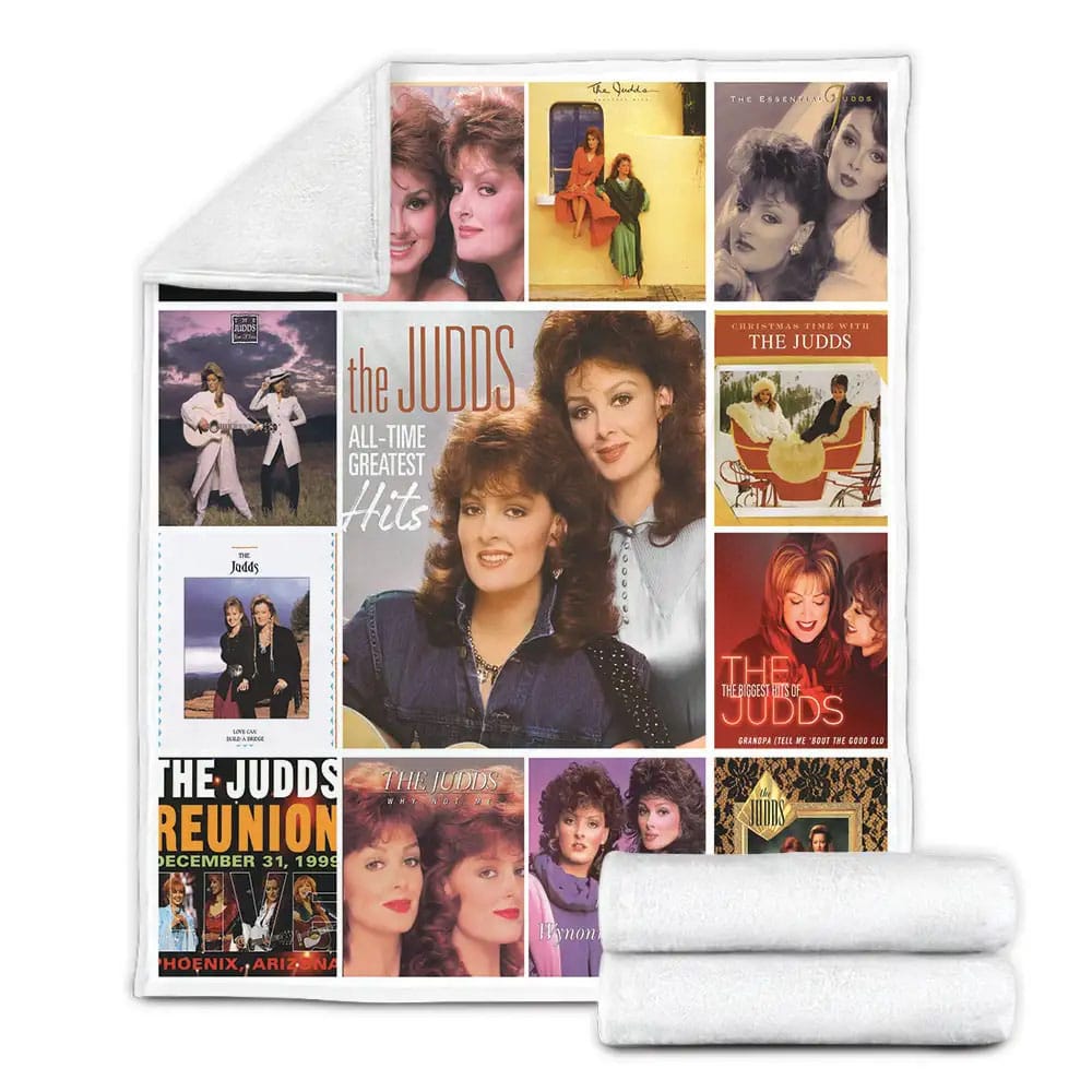 The Judds Albums Cover Poster Fleece Blanket Gift For Birthday Halloween Christmas