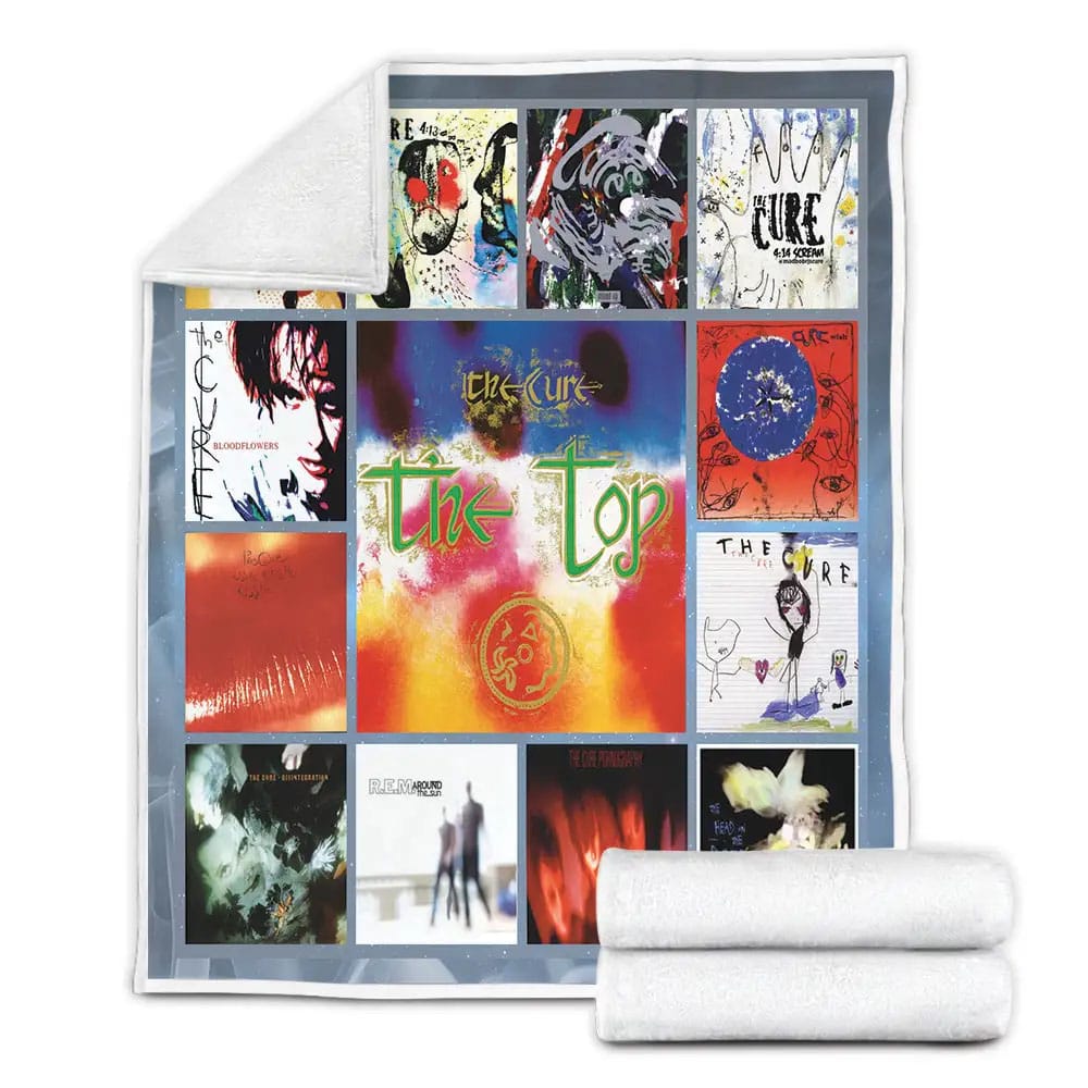 The Cure Band Albums Fleece Blanket Gift For Birthday Halloween Christmas