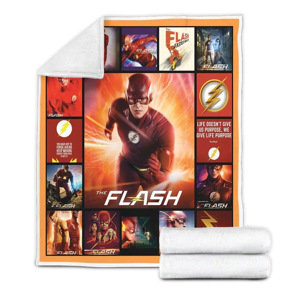 The Flash Fleece Blanket Gift For Mothers Day Fathers Day