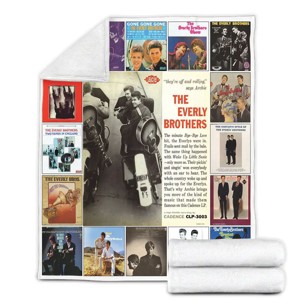 The Everly Brothers Fleece Blanket Gift For Birthday Halloween Christmas