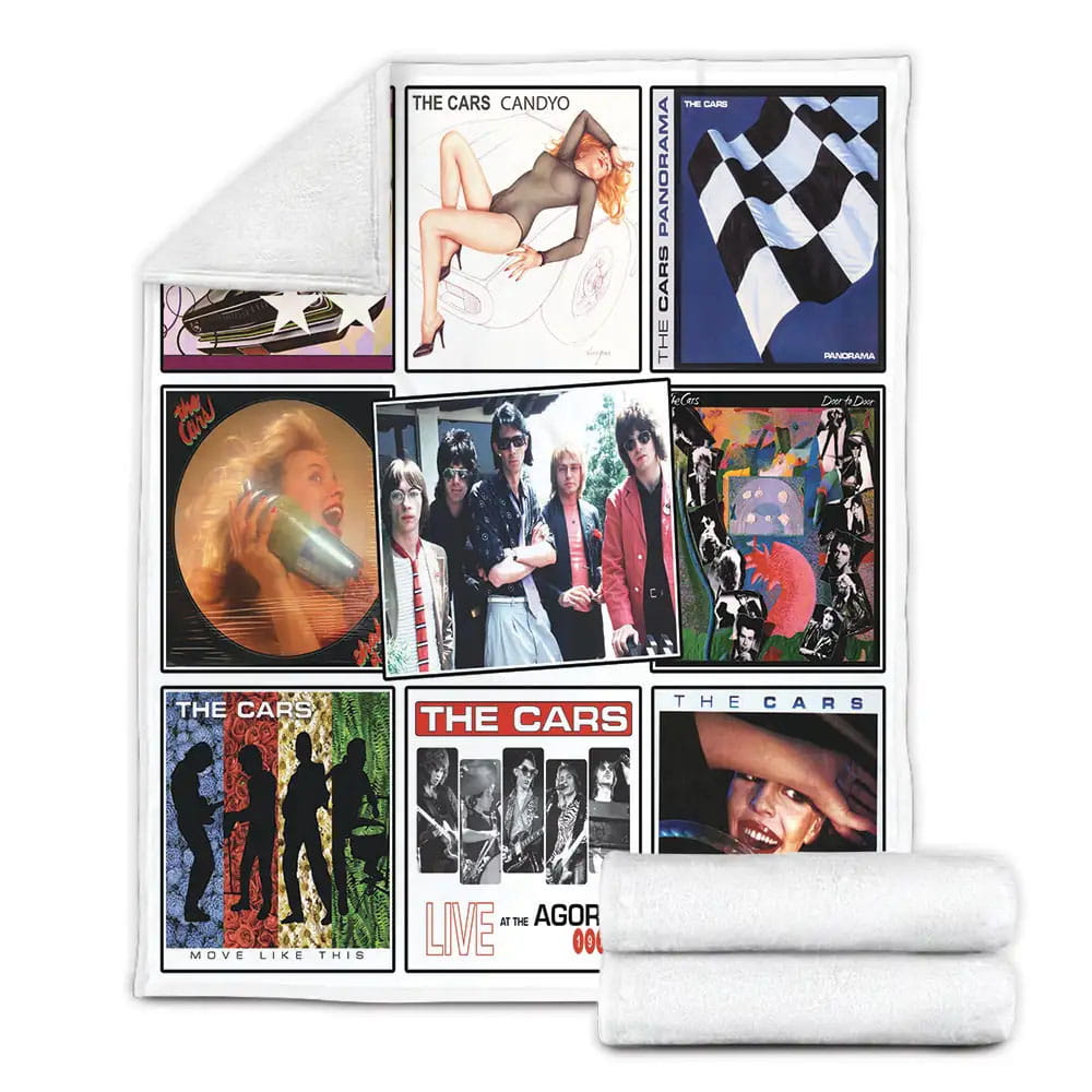 The Cars Album Covers Fleece Blanket Gift For Birthday Halloween Christmas