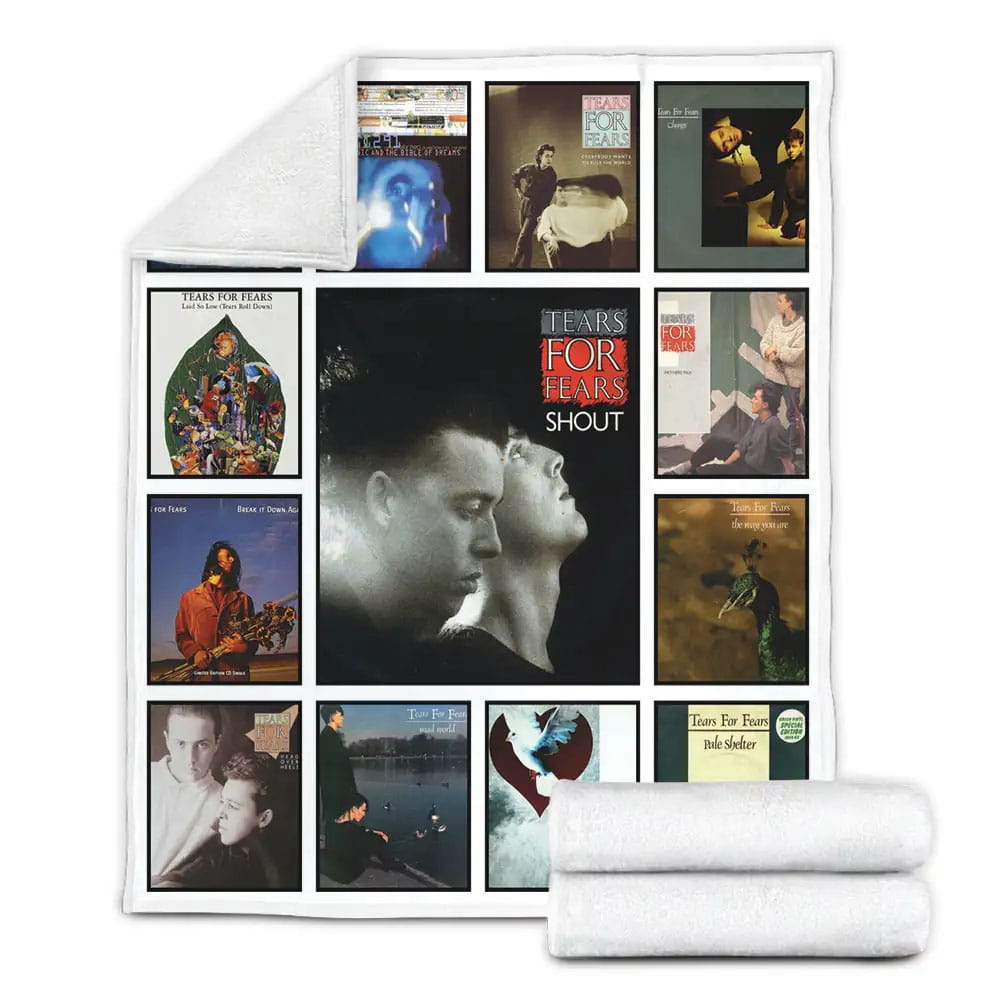 Tears For Fears Albums Fleece Blanket Gift For Mothers Day Fathers Day
