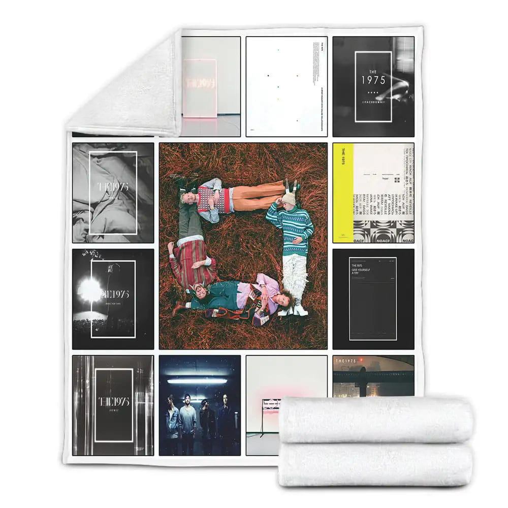 The 1975 Pop Band Fleece Blanket Gift For Mothers Day Fathers Day