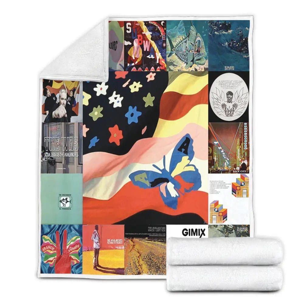 The Avalanches Fleece Blanket Gift For Birthday Halloween Christmas