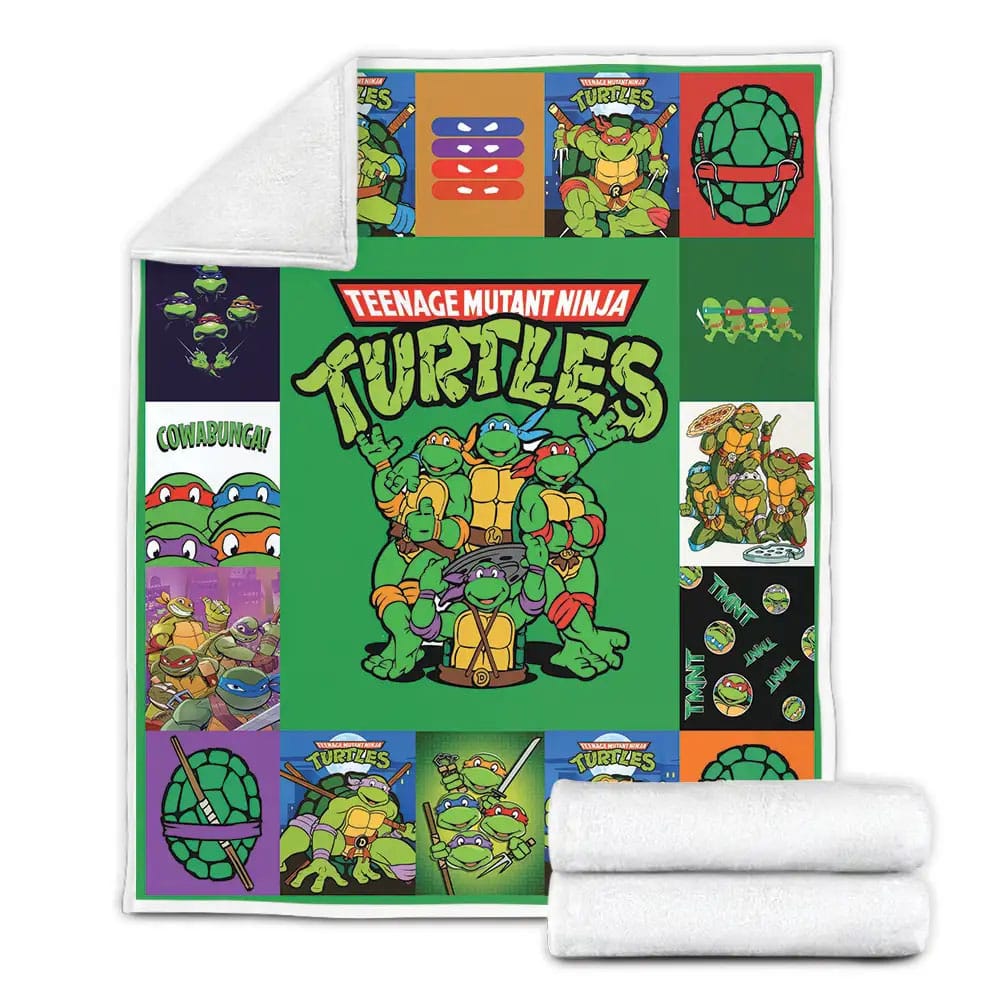 Teenage Mutant Ninja Turtles Fleece Blanket Gift For Mothers Day Fathers Day
