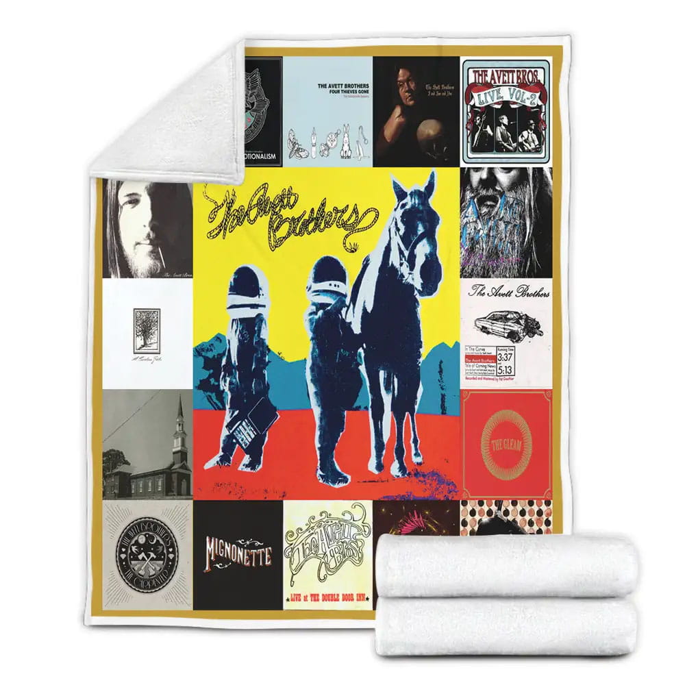 The Avett Brothers Albums Fleece Blanket Gift For Wife Husband Besties