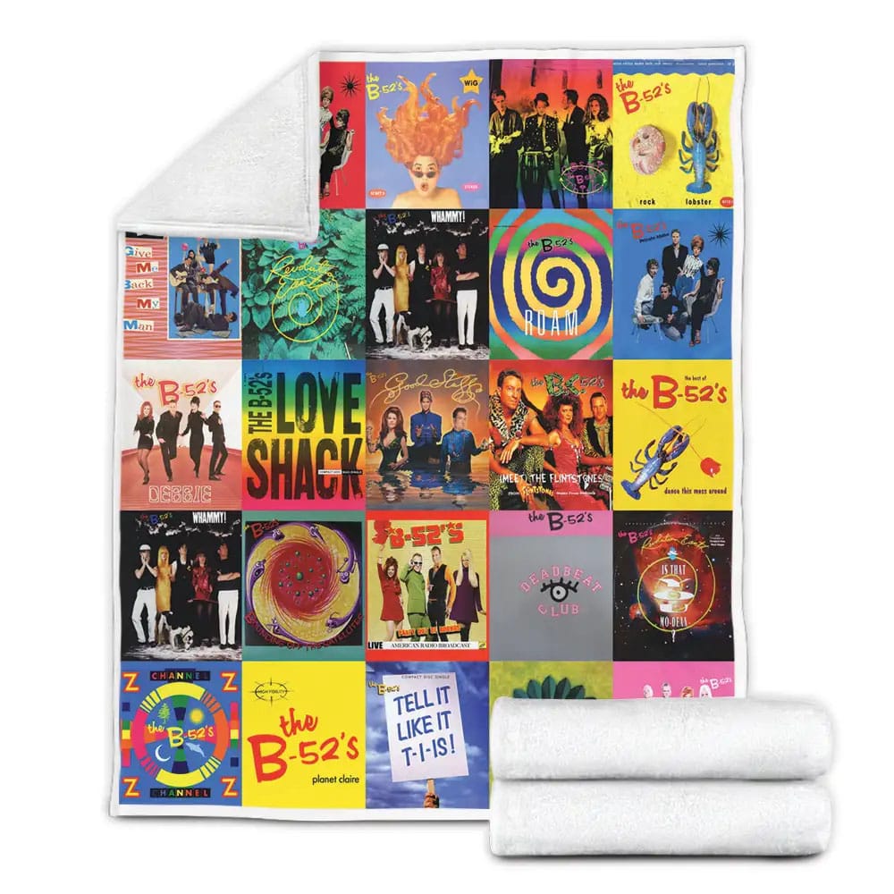 The B-52s Albums Fleece Blanket Perfect 