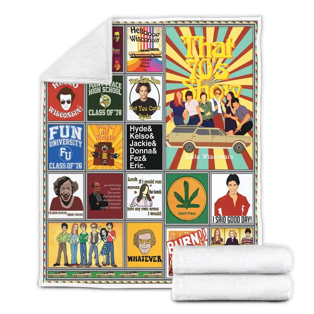 That 70s Show Fleece Blanket Perfect 