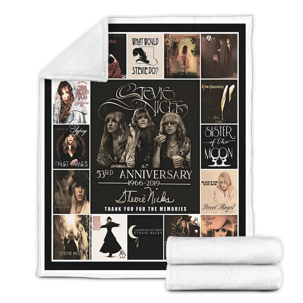 Stevie Nicks Fleece Blanket Gift For Wife Husband Besties