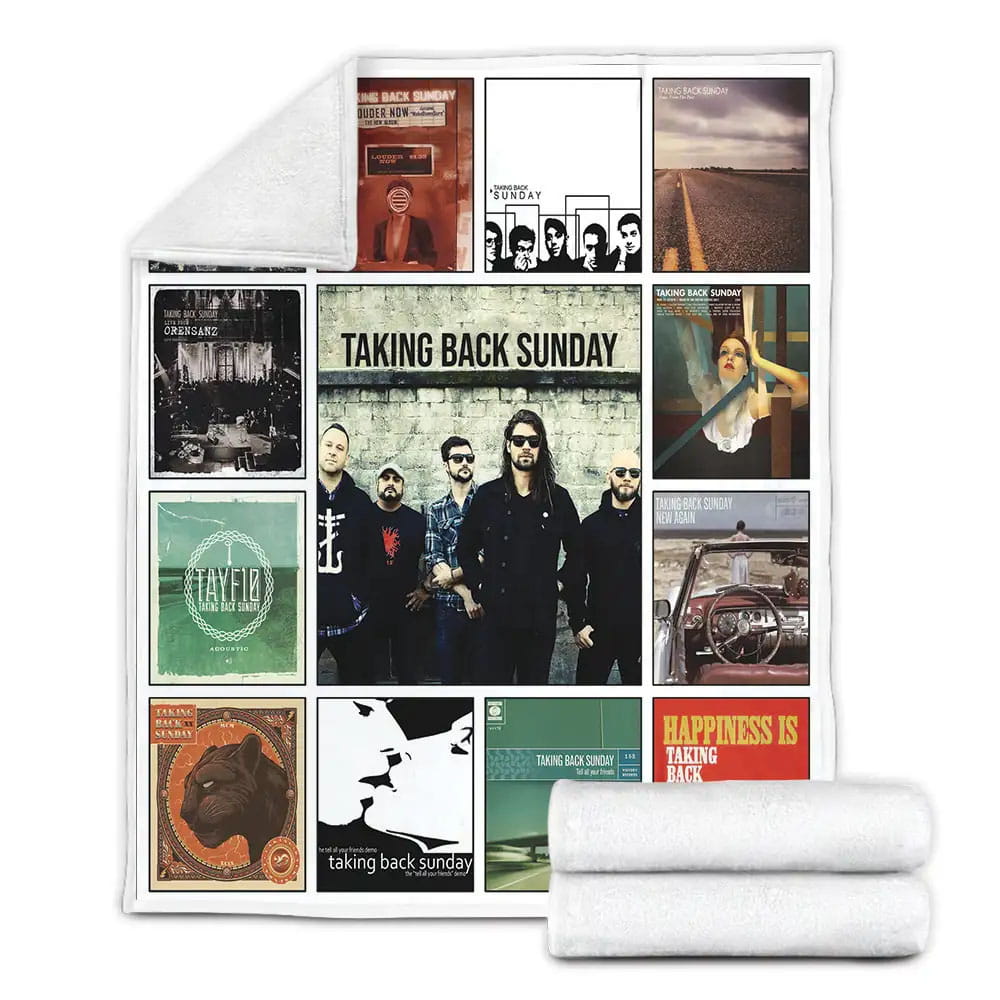 Taking Back Sunday Fleece Blanket Perfect 