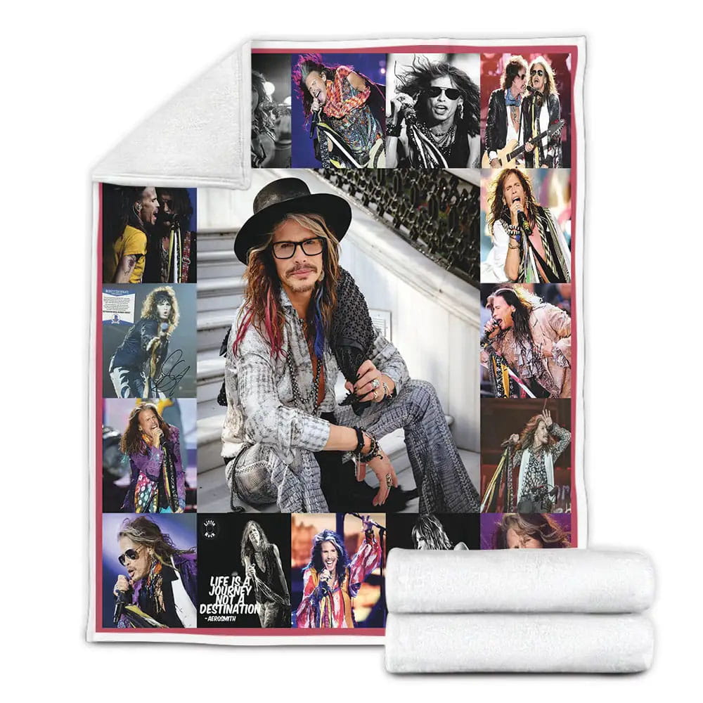Steven Tylers Fleece Blanket Gift For Mothers Day Fathers Day