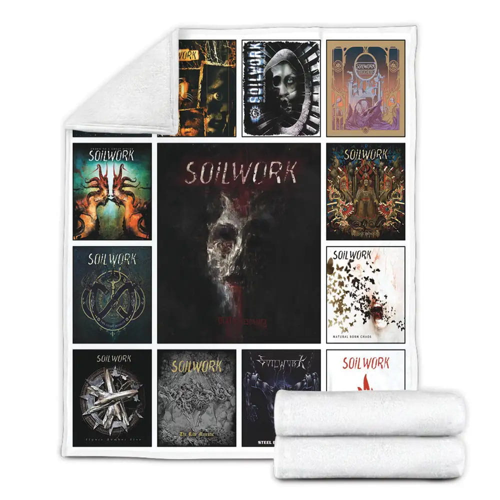 Soilwork Fleece Blanket Gift For Wife Husband Besties