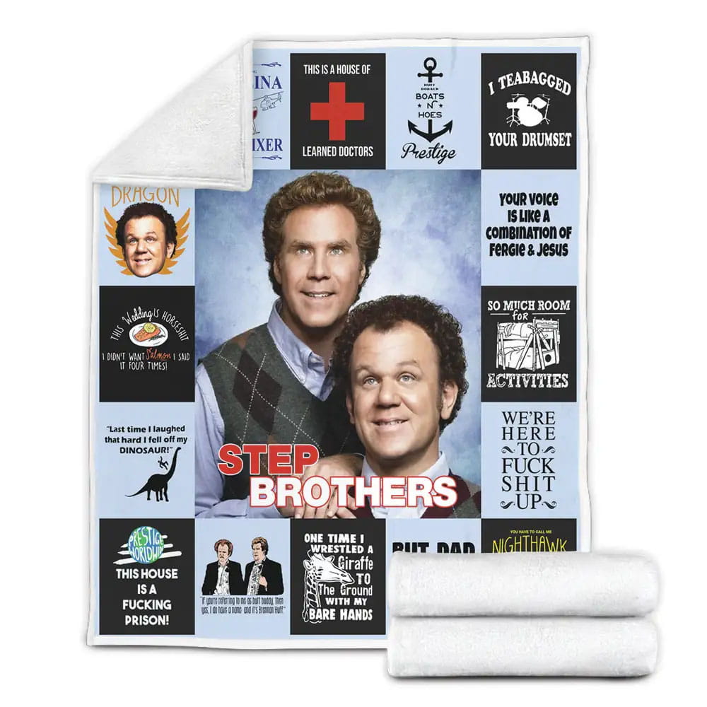 Step Brothers Fleece Blanket Gift For Birthday Halloween Christmas
