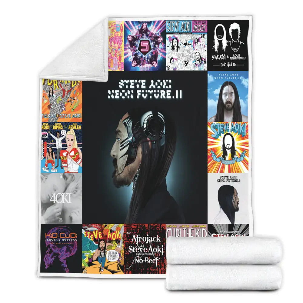 Steve Aoki Albums Fleece Blanket Perfect 