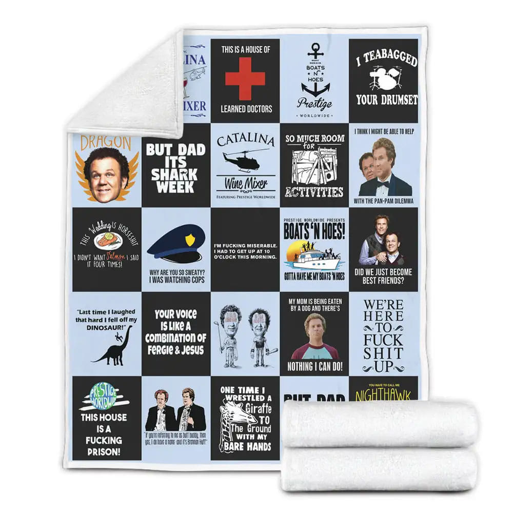 Step Brothers Fleece Blanket Gift For Mothers Day Fathers Day