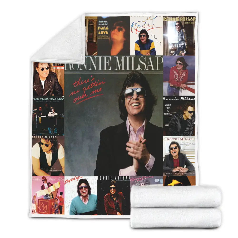 Ronnie Milsap Albums Fleece Blanket Gift For Wife Husband Besties