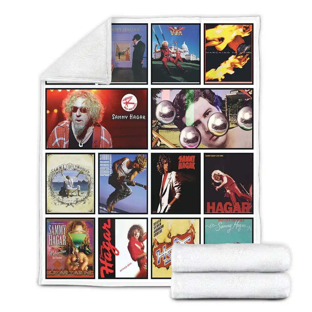 Sammy Hagar Fleece Blanket Gift For Wife Husband Besties