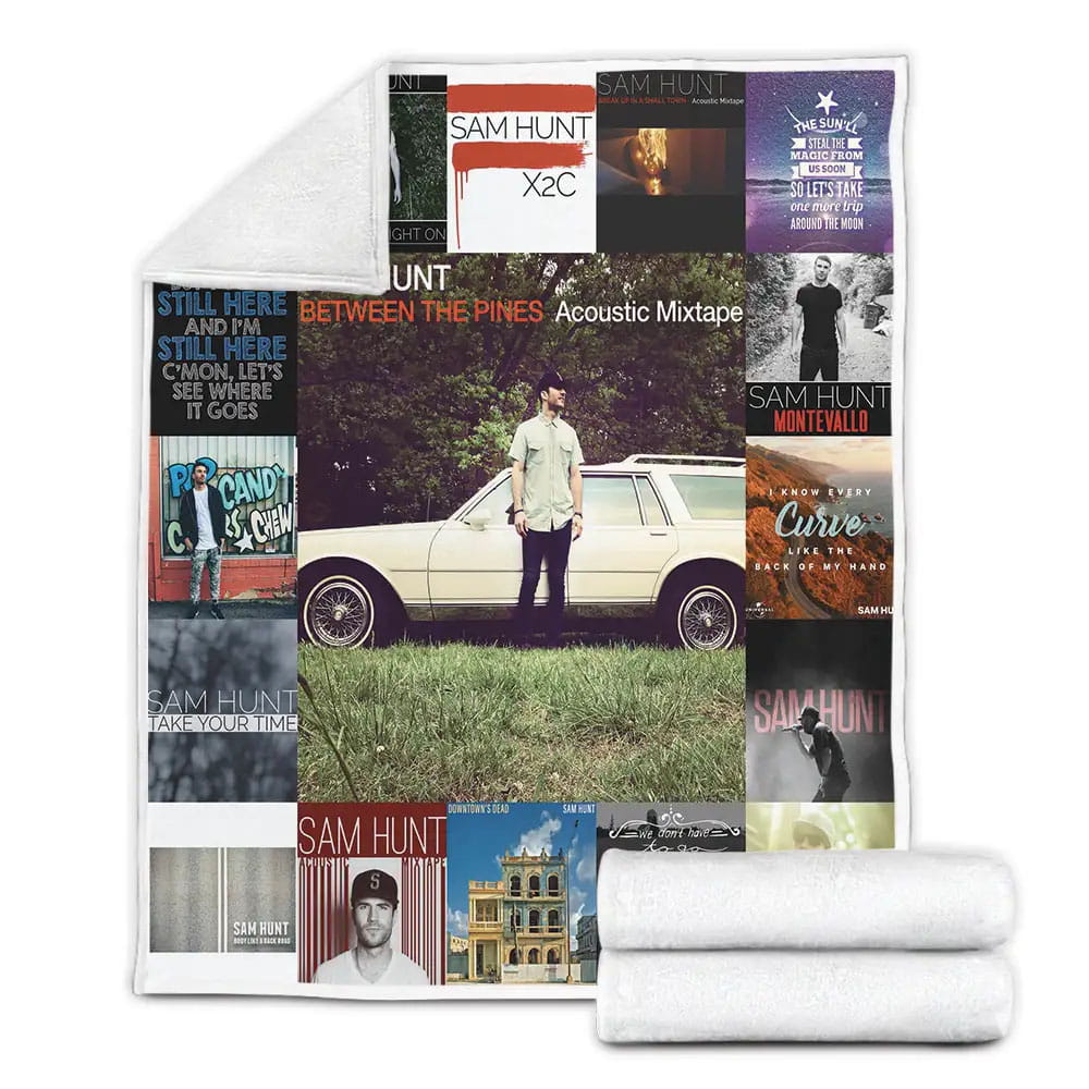Sam Hunt Albums Fleece Blanket Gift For Mothers Day Fathers Day