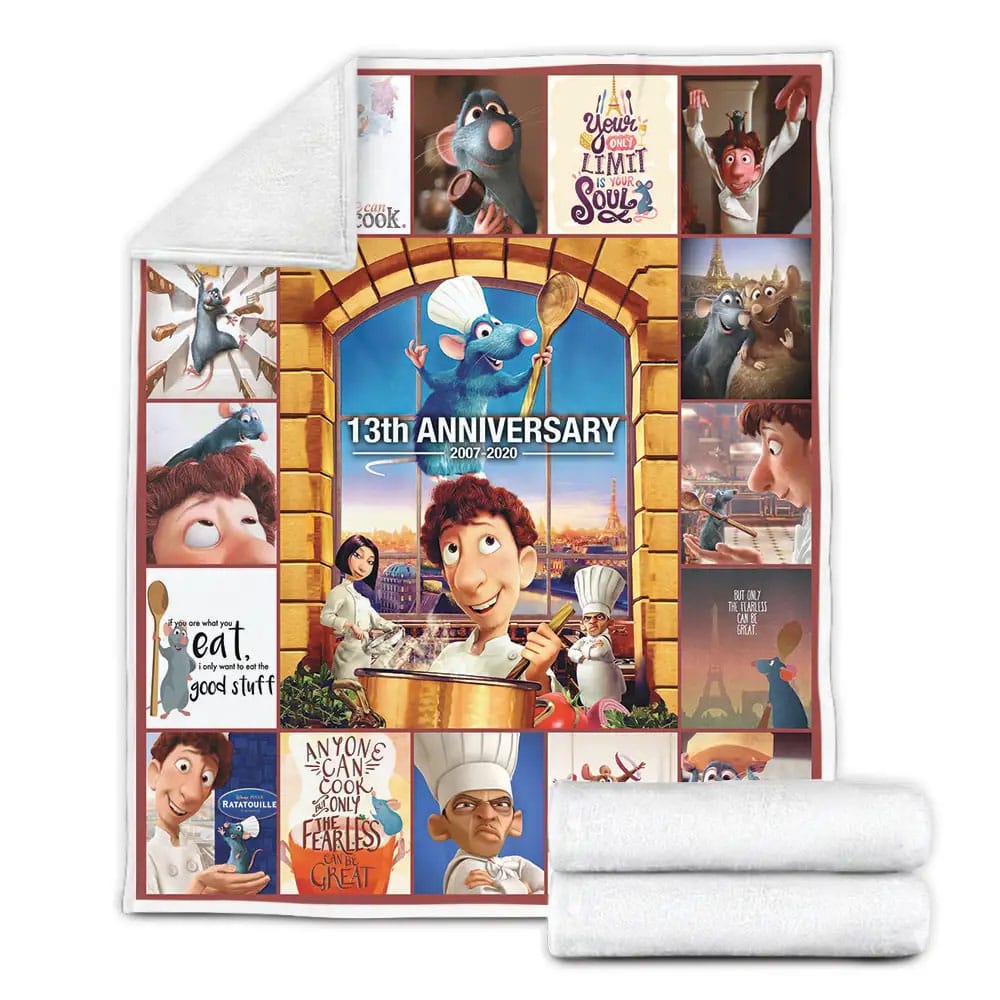Ratatouille Disney Fleece Blanket Gift For Mothers Day Fathers Day