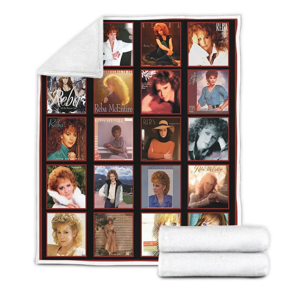 Reba Mcentire Fleece Blanket Gift For Mothers Day Fathers Day