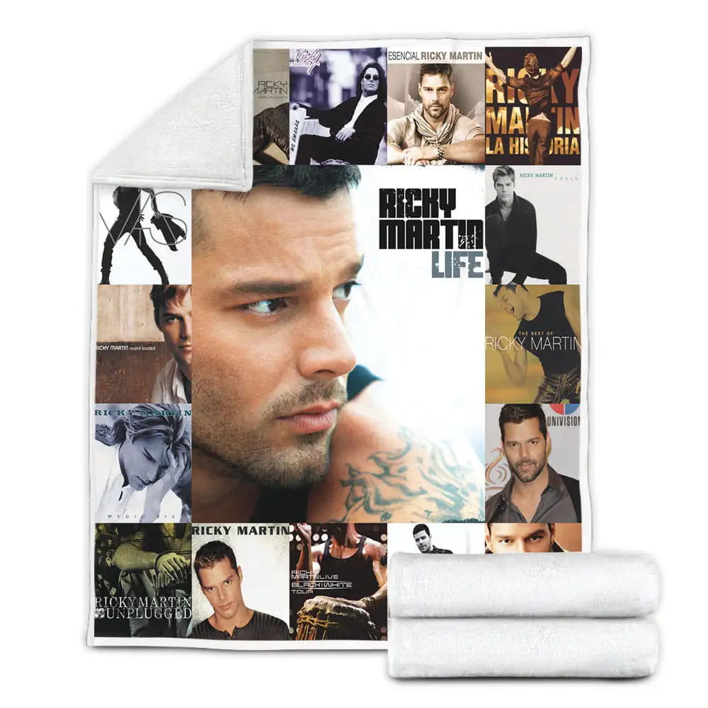 Ricky Martin Albums Fleece Blanket Perfect 