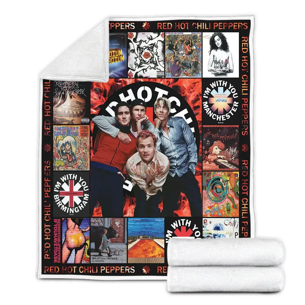 Red Hot Chili Peppers Fleece Blanket Perfect 