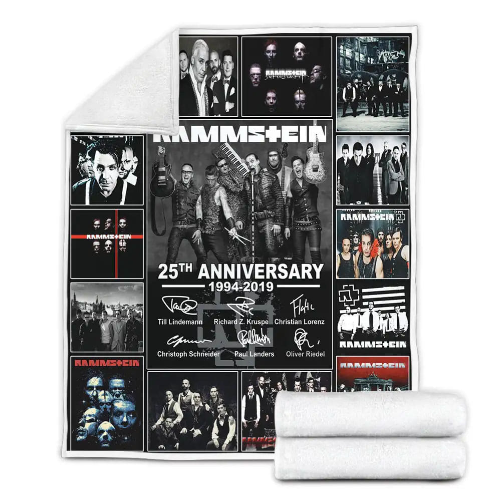 Rammstein Fleece Blanket Gift For Wife Husband Besties