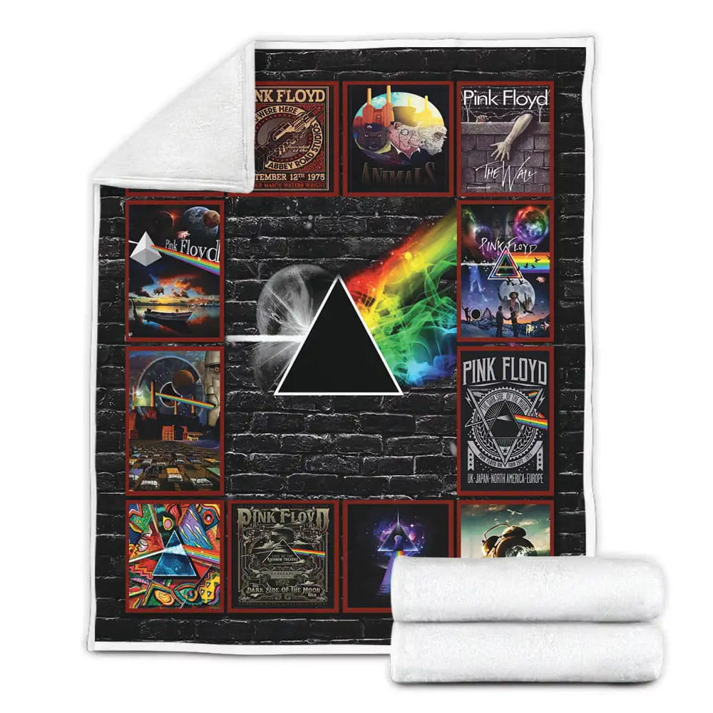 Pink Floyd Album Fleece Blanket Perfect 