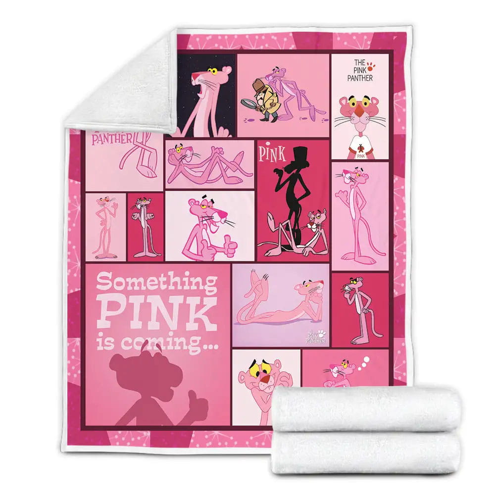 Pink Panther Fleece Blanket Gift For Wife Husband Besties