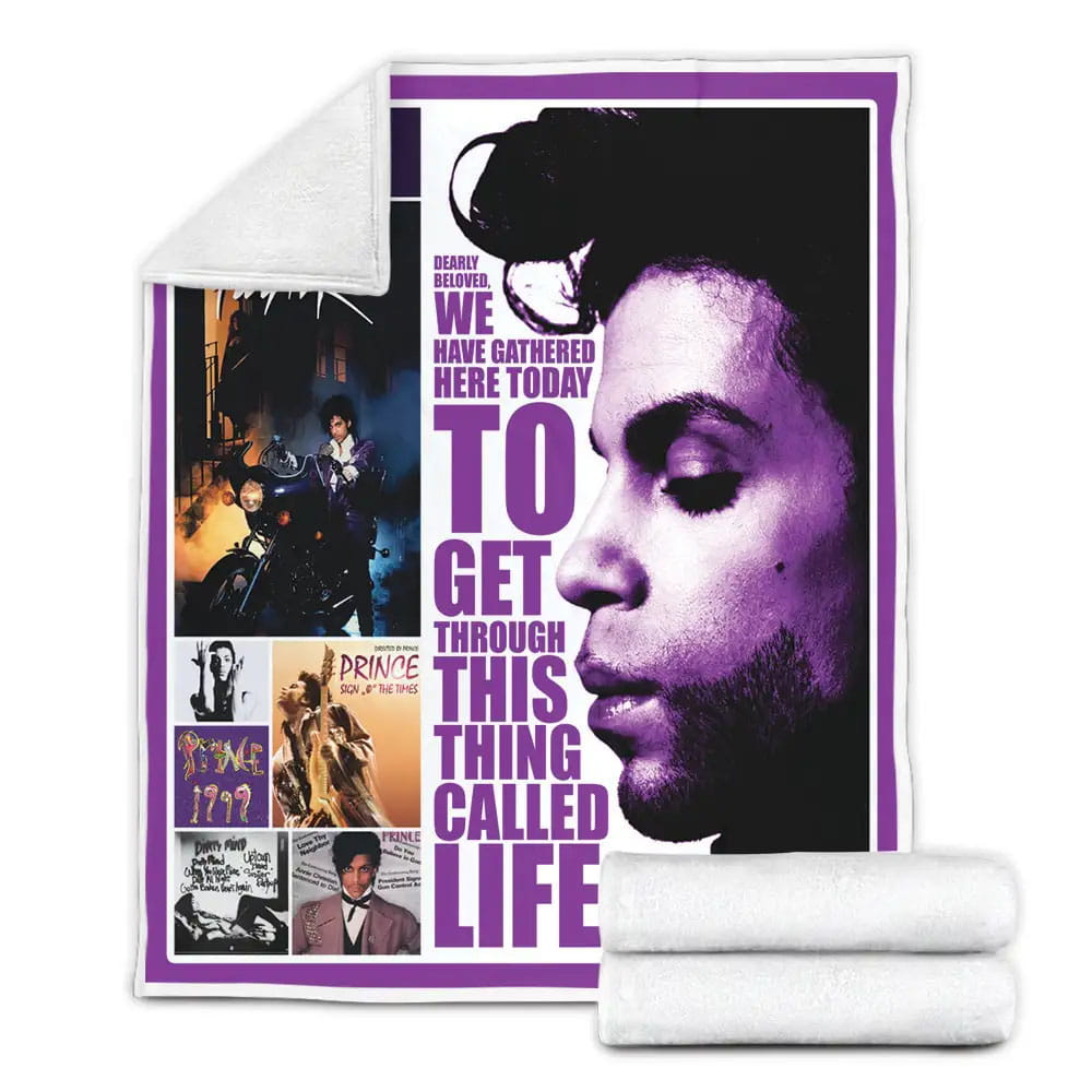 Prince Fleece Blanket Gift For Wife Husband Besties