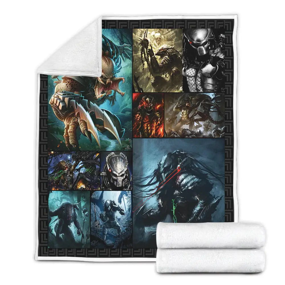 Predator Fleece Blanket Gift For Mothers Day Fathers Day