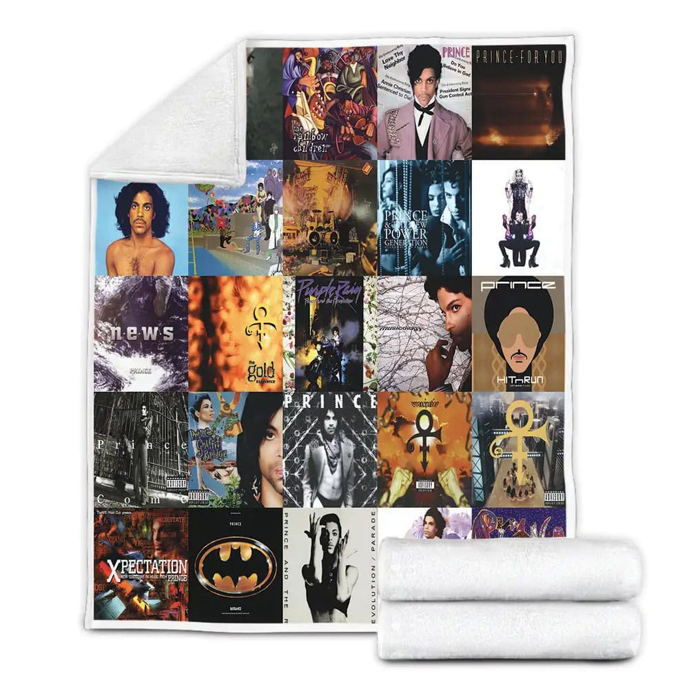 Prince Albums Fleece Blanket Gift For Wife Husband Besties