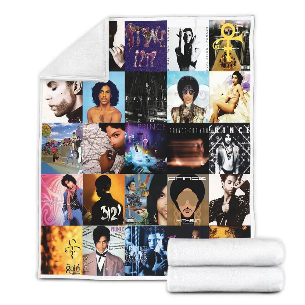 Prince Albums Fleece Blanket Gift For Mothers Day Fathers Day