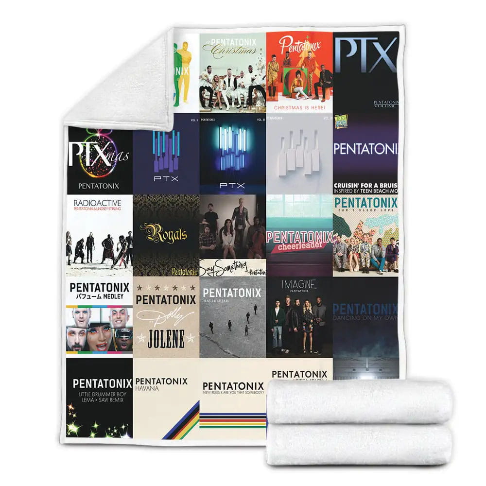 Pentatonix Album Covers Fleece Blanket Gift For Wife Husband Besties