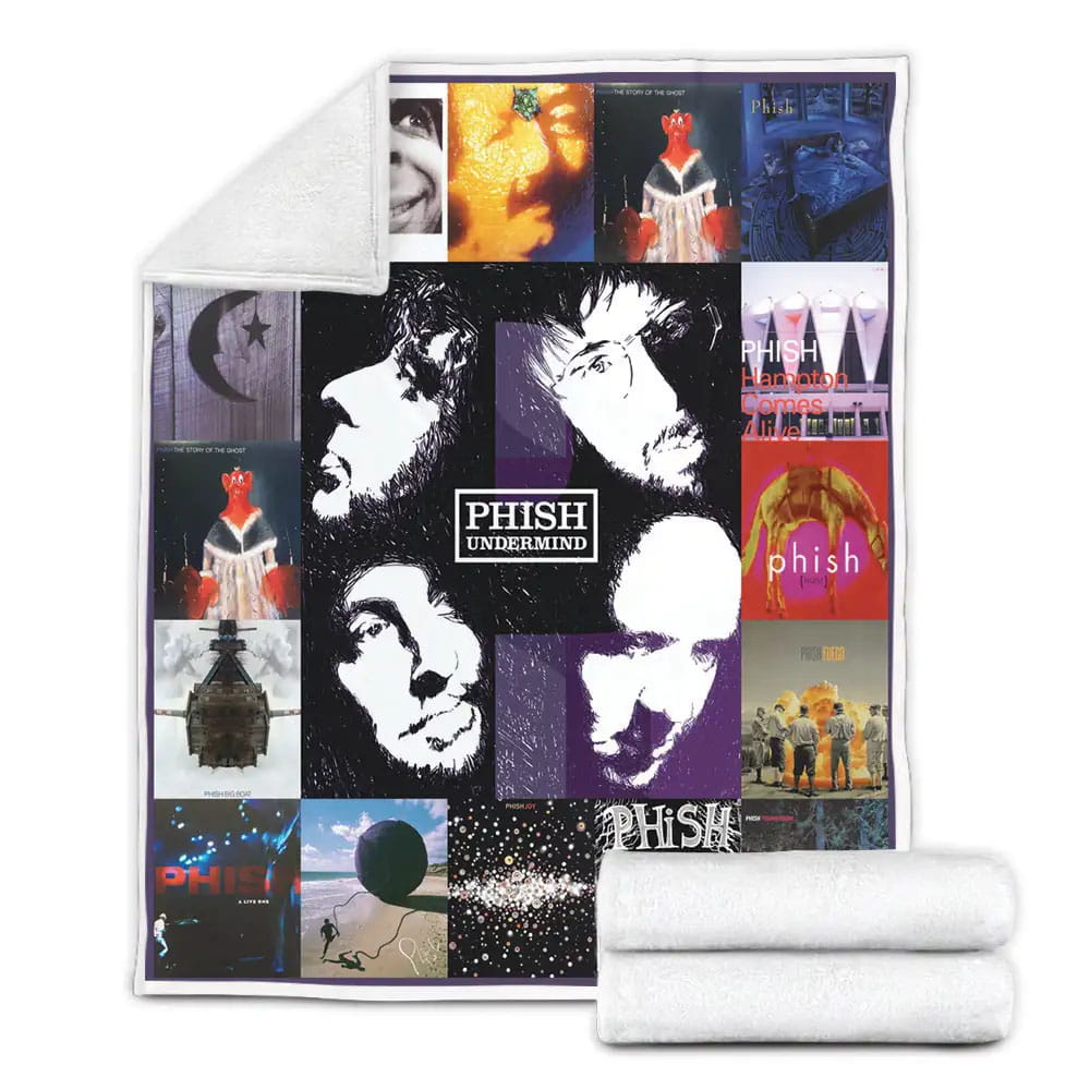Phish Fleece Blanket Gift For Birthday Halloween Christmas