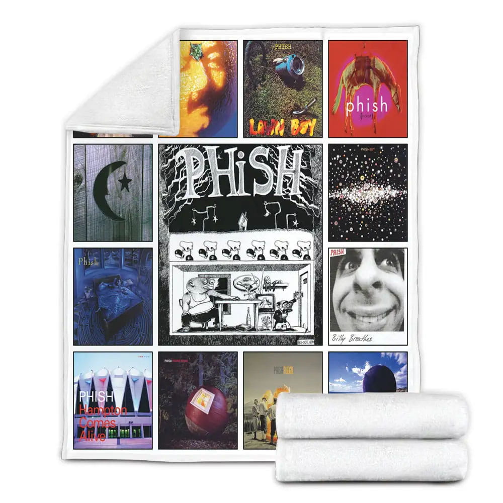 Phish Fleece Blanket Gift For Mothers Day Fathers Day