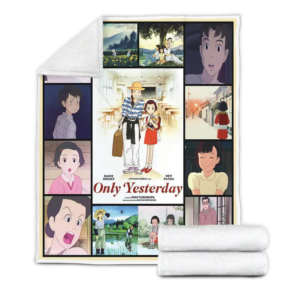 Only Yesterday 1991 Fleece Blanket Gift For Mothers Day Fathers Day