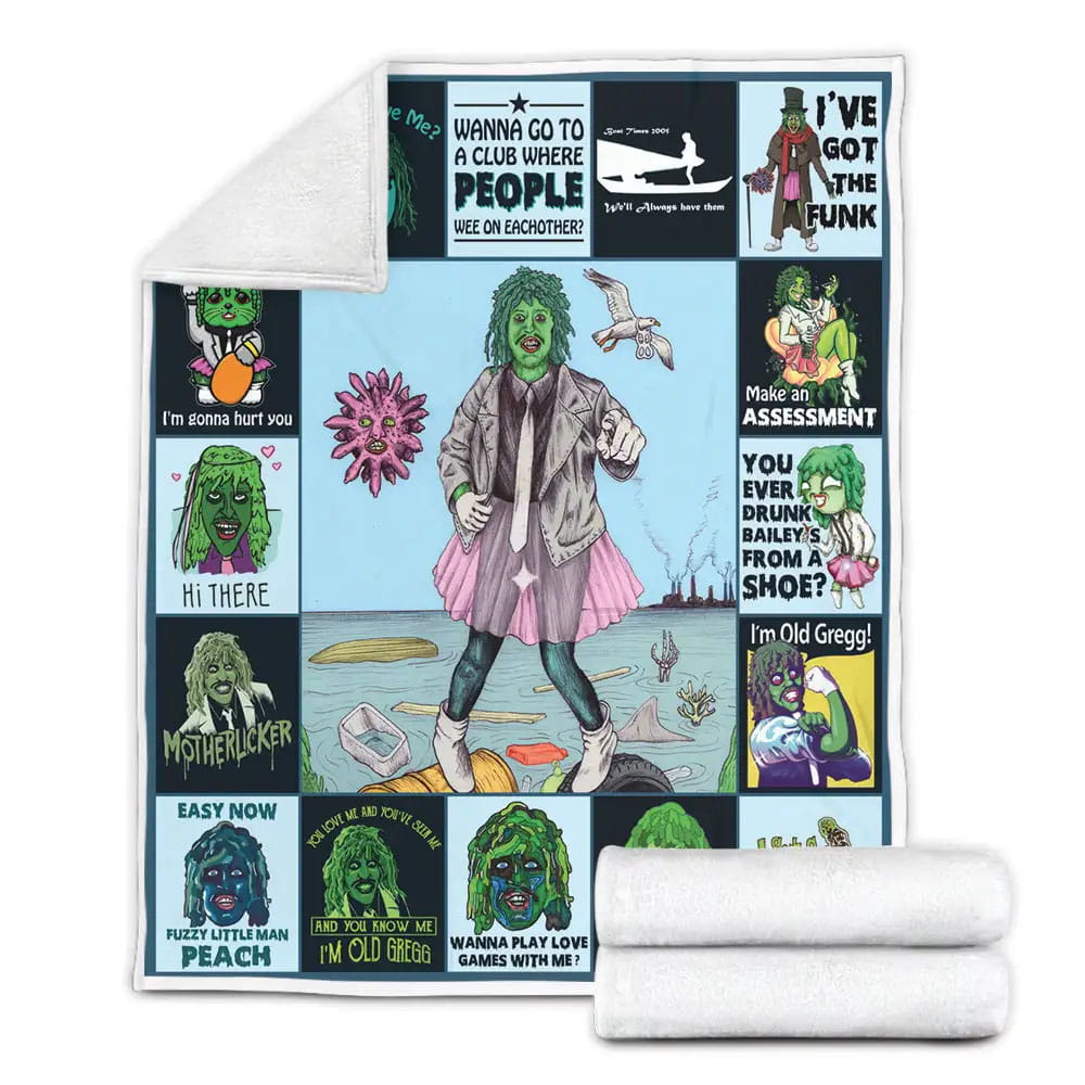 Old Gregg Fleece Blanket Gift For Birthday Halloween Christmas