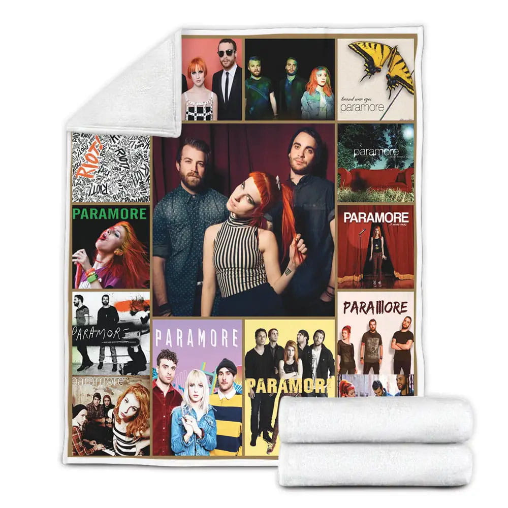 Paramore Fleece Blanket Gift For Birthday Halloween Christmas