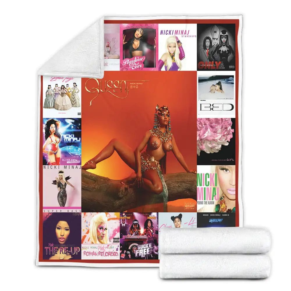Nicki Minaj Albums Fleece Blanket Perfect 