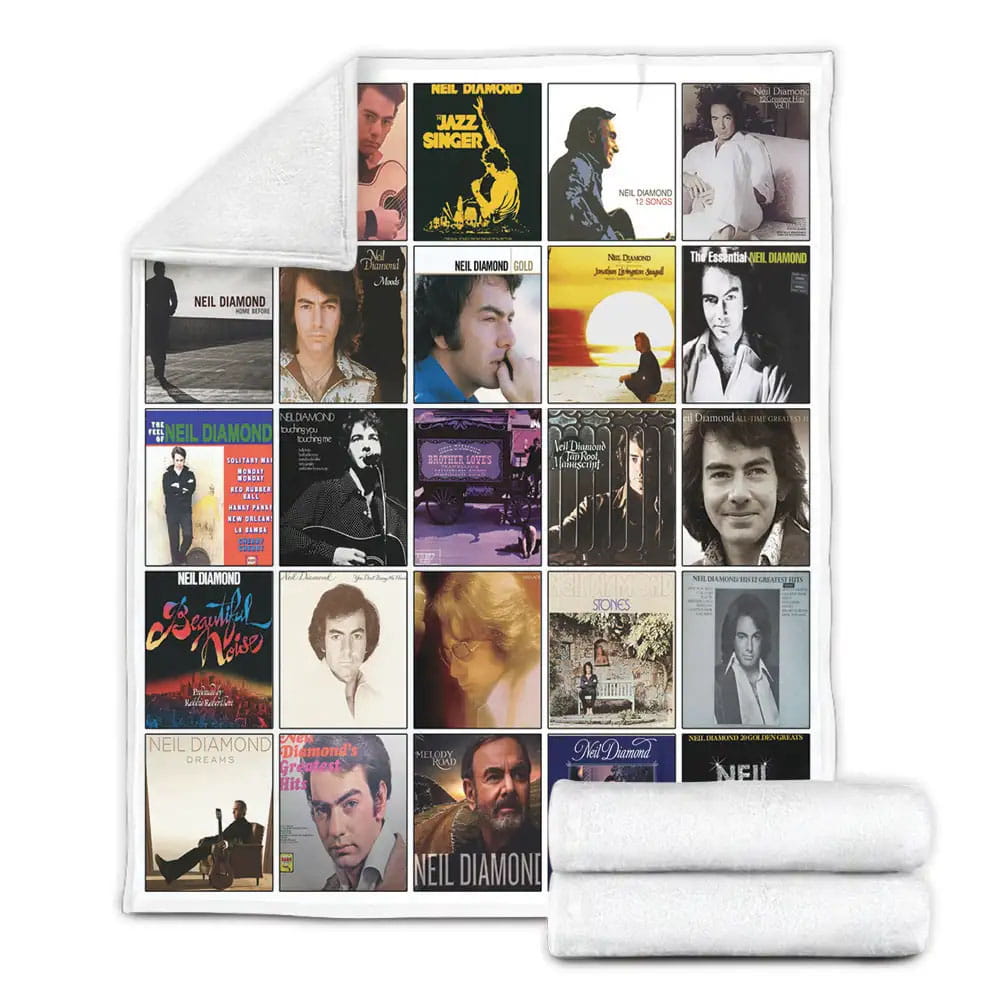 Neil Diamond Fleece Blanket Perfect 