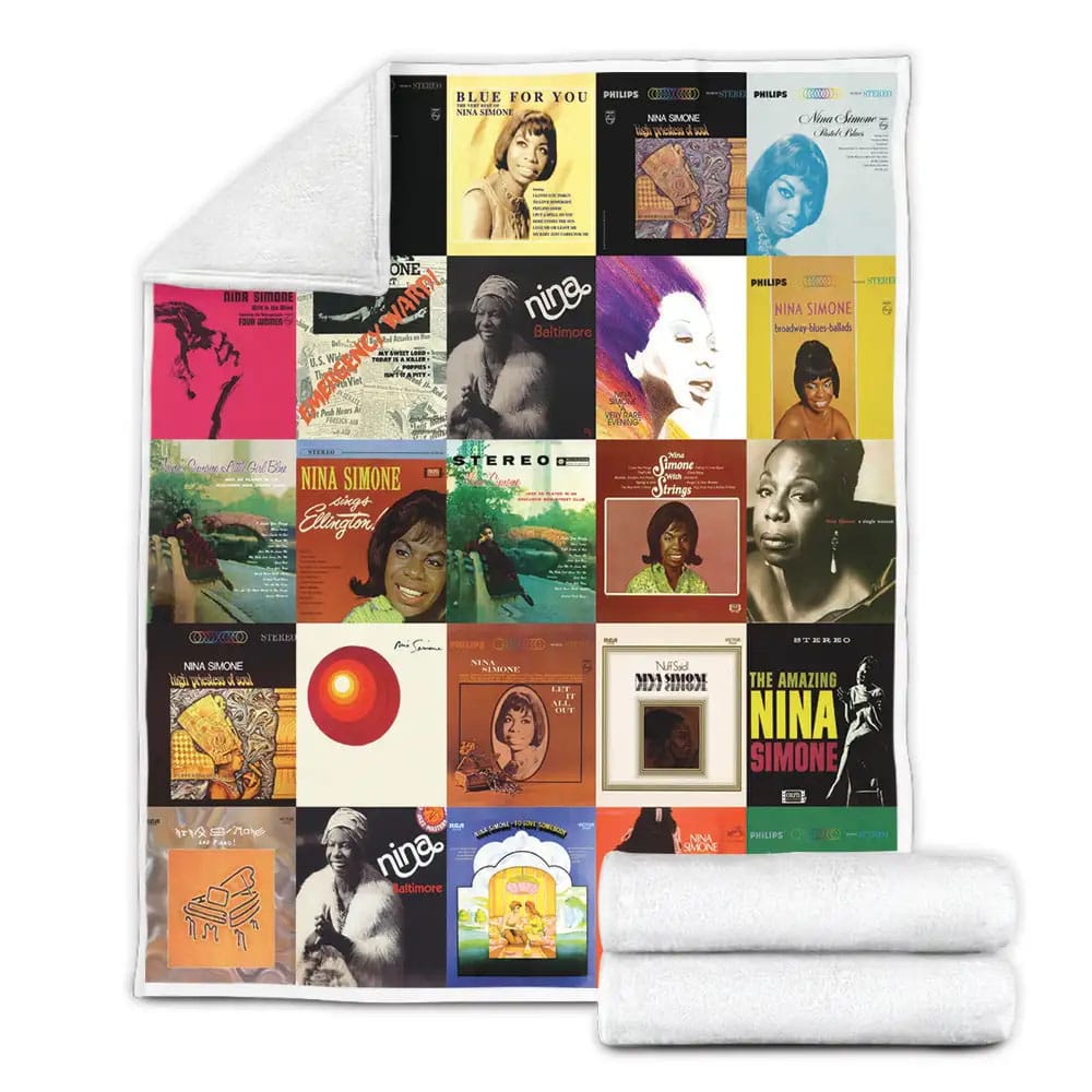Nina Simone Albums Fleece Blanket Perfect 
