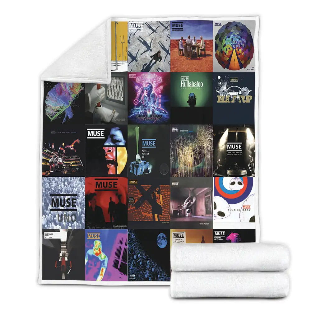 Muse Band Fleece Blanket Gift For Wife Husband Besties