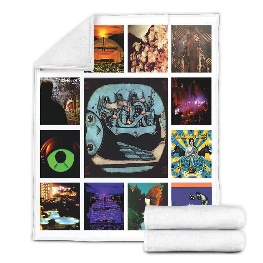 My Morning Jacket Albums Fleece Blanket Gift For Mothers Day Fathers Day