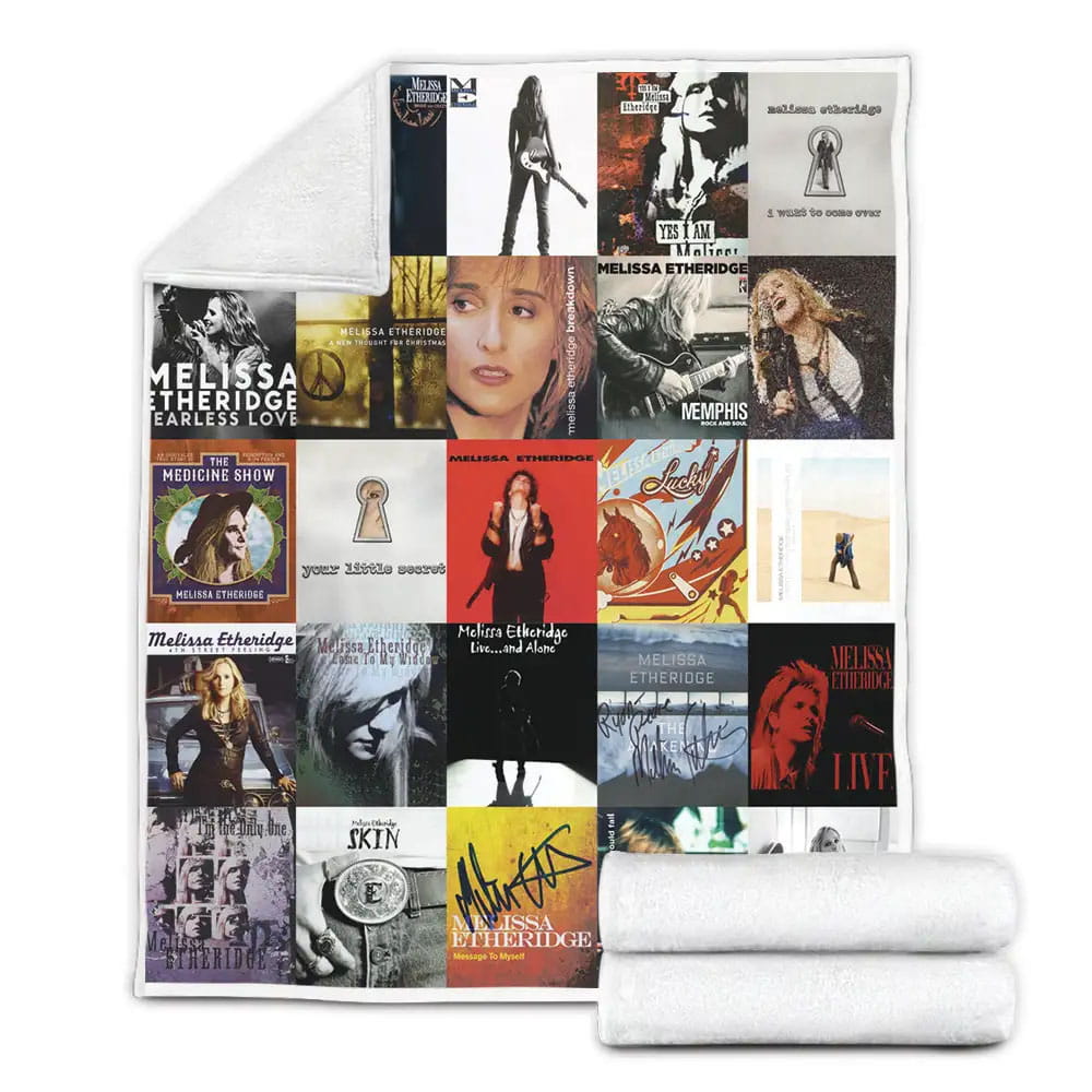Melissa Etheridge Albums Fleece Blanket Gift For Mothers Day Fathers Day