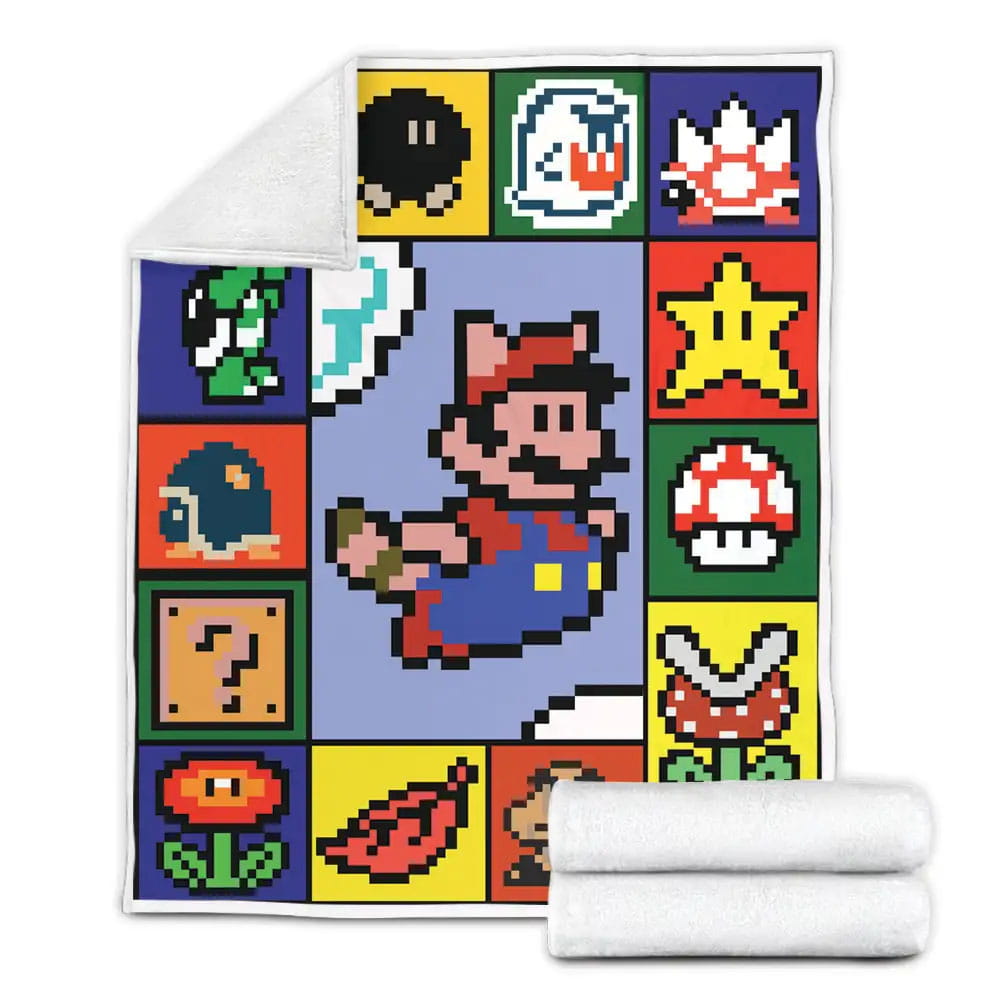Mario Fleece Blanket Perfect 