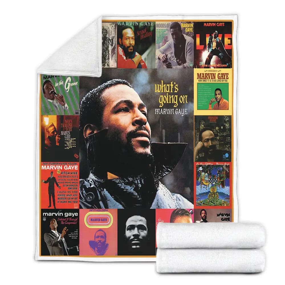 Marvin Gaye Fleece Blanket Perfect 