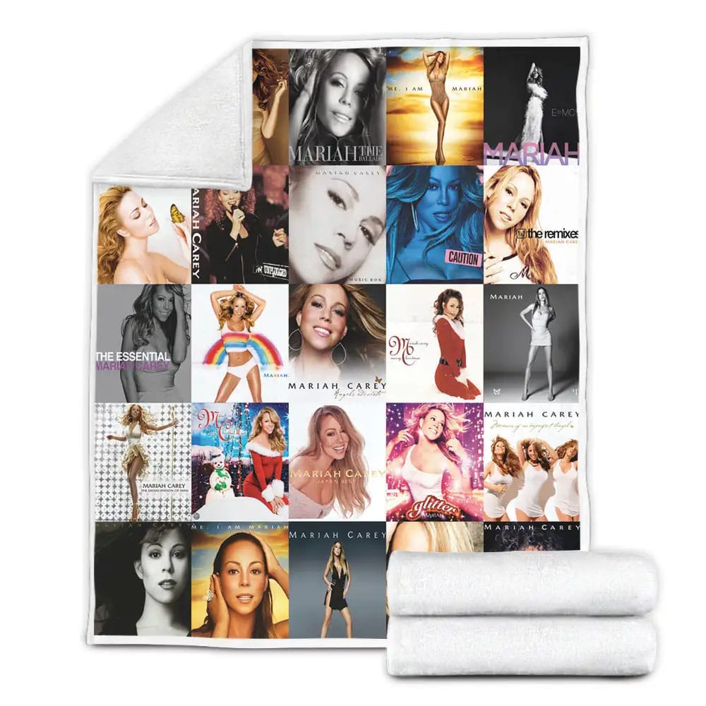 Mariah Carey Fleece Blanket Gift For Mothers Day Fathers Day