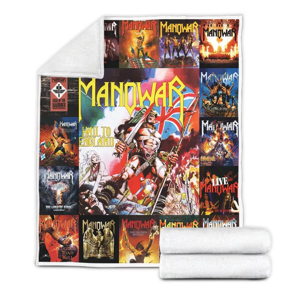 Manowar Albums Fleece Blanket Perfect 